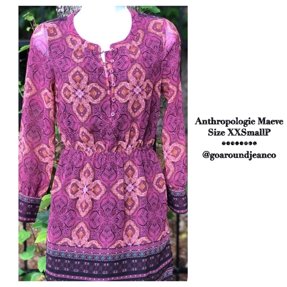 Anthropologie Petites Maeve Dress XXSmallP NWT
